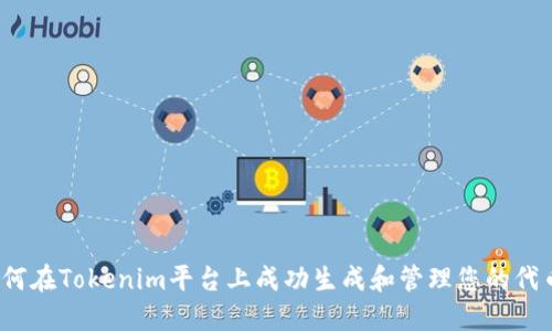如何在Tokenim平台上成功生成和管理您的代币？
